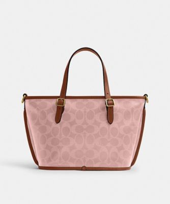 タクシー トート バッグ 21・シグネチャー キャンバス | COACH